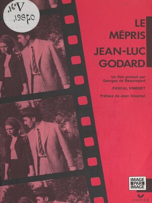 cover image of Le mépris, Jean-Luc Godard